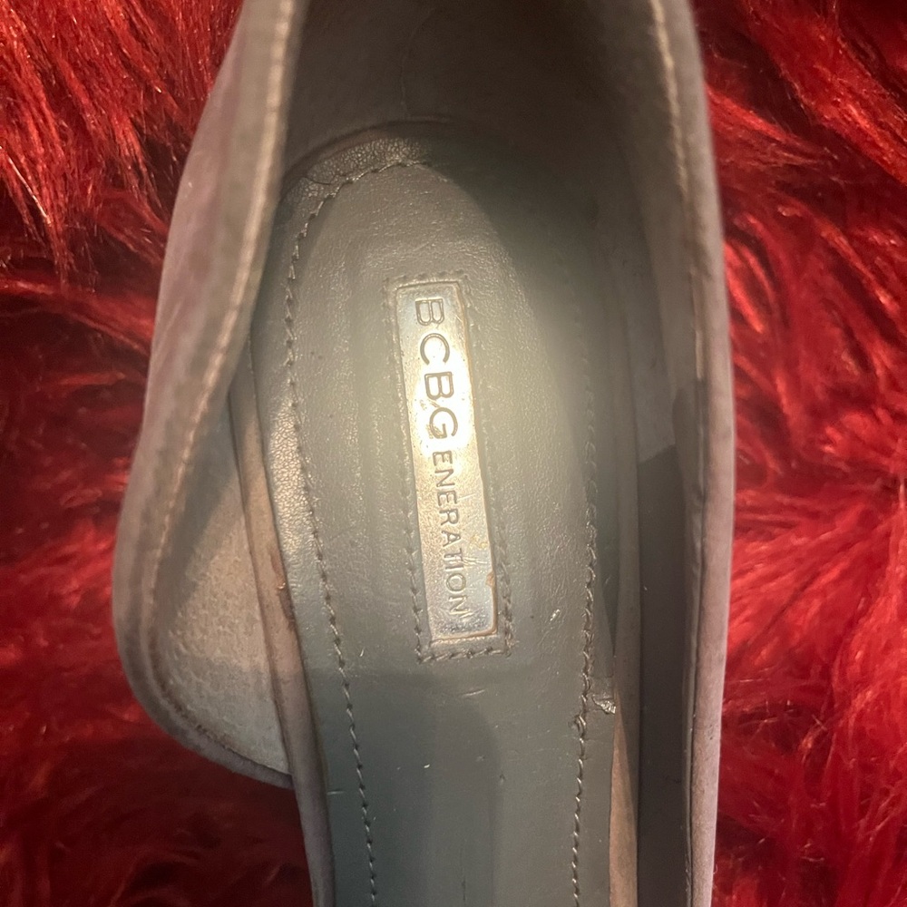 Bcbgeneration Gray Suede Heels - image 2